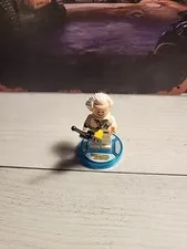 Doc Brown Back To The Future LEGO DIMENSIONS Minifigure With Disc Tag 