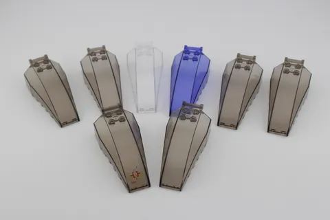 Lot 8 genuine LEGO transparent spaceship windscreens 8 x 4 x 2 (92579)