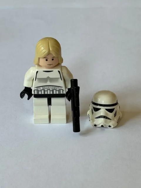 Luke Skywalker Stormtrooper Star Wars Genuine Lego Minifigure 10188 sw0204
