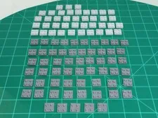 100 pieces Shades of Gray Genuine Lego 2x2 Plates Part 3022 Castle Star Wars 