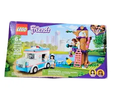 Lego Friends: Vet Clinic Ambulance Building Kit Emma & Olivia 6+ 41445 Open Box