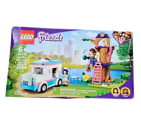 Lego Friends: Vet Clinic Ambulance Building Kit Emma & Olivia 6+ 41445 Open Box