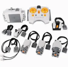 WEERSHUN 9-In-1 Motor Kit Compatible with Most Stud Building Blocks