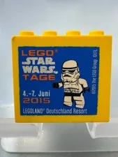 LEGO collectible brick special brick 2x4x3 yellow Legoland Star Wars days 2015