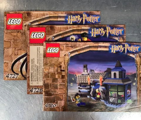 LEGO Harry Potter 4720 4726 4727 nstructions Building Manual Booklets ONLY READ