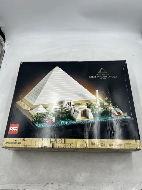 LEGO ARCHITECTURE: Great Pyramid of Giza (21058) 1476 PCS New In Box Opened