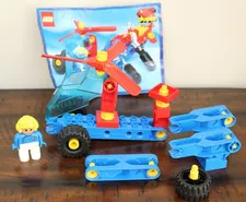 Vintage LEGO DUPLO 2925 Toolo Partial Helicopter Minifigure + Instructions