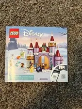 LEGO Belle's Castle Winter Celebration 43180 Disney Princess Illustrated Manual