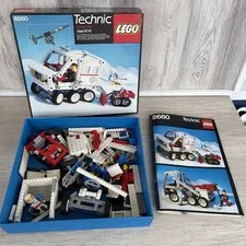 Vintage LEGO Technic Arctic Rescue Unit Set 8660 1986 With Set Box & Manual
