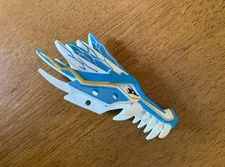LEGO Ninjago Dragon Upper Jaw (White Blue Orange) Replacement Piece / Part