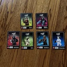 LEGO Star Wars Smart Play 6 Trading Cards Set Chewbacca, Leia, Yoda, Darth Vader