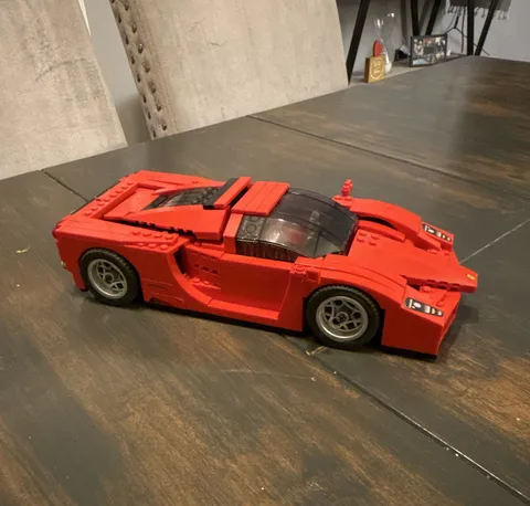 LEGO Racers 8652 Enzo Ferrari 1:17  477 pcs w/o box and instructions