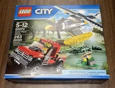 LEGO City Water Plane Chase 60070 New In Box Retired Sealed Set - Police
