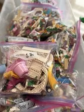 ⭐ Bulk 1lb LEGO Friends Bricks&Minidolls Lot - Includes 2012 2013 Launch Era 💖