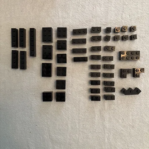 LEGO LOT VTG Of Vintage Block Pieces (47)