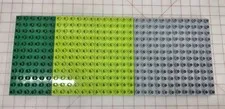 Lego Duplo Lot of 5 6x12 dot Baseplate Gray & Green