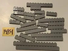 Lego Parts Lot Light Grey Bricks