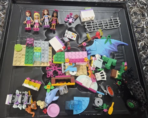 Lego Friends Figures Lot Specialty Bricks Animals Cool Colors
