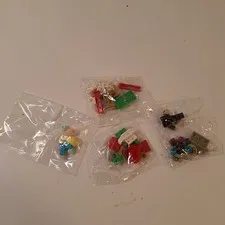 lego pieces 4 Bags Lady In Blue Dress