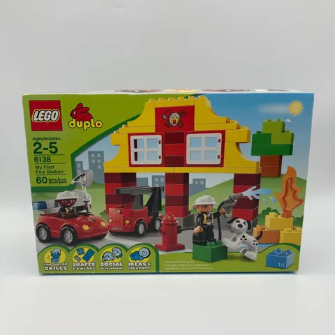 New - Lego Duplo My First Fire Station- Model 6138 - Sealed