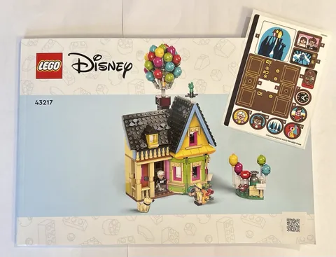 LEGO Disney Up House NEW Sticker Sheet and MANUAL Instructions only 43217  