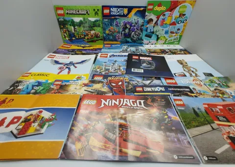 18 LEGO Replacement Instruction Booklets Only Lot Batman Disney Marvel City
