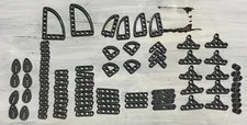 LEGO Technic Dark Bluish Gray Liftarms Beams Panels 80 Pc Mixed Lot 