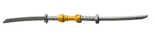 Lego Flat Silver/Gold SWORD/KATANA DOUBLE BLADE 10cm Ninja Minifig Weapon D827