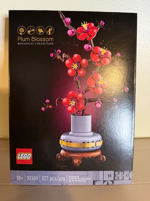 LEGO Icons Plum Blossom 10369 Botanical Collection Building Set