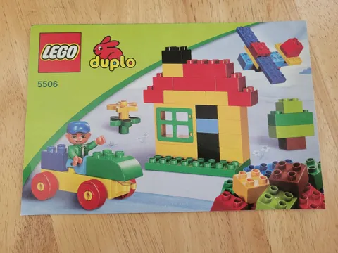 Lego Duplo Item 5506 Instruction Booklet Guide Instructions book bricks legos NR