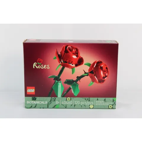 LEGO Botanicals Roses 40460 Building Set 120 Pieces Red Flowers New Sealed