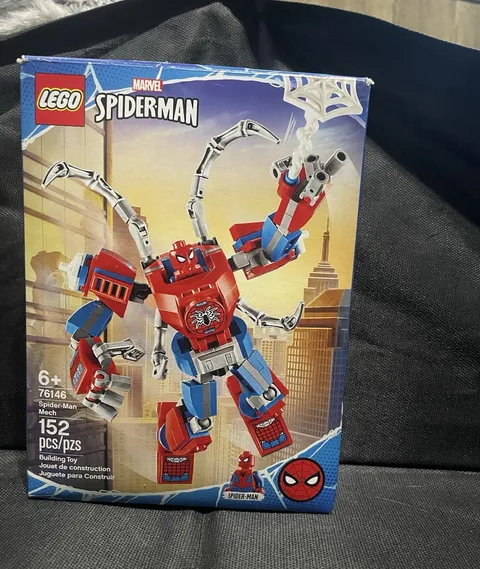 LEGO Marvel Spider-Man Spider-Man Mech 76146 152pc Set Age 6+
