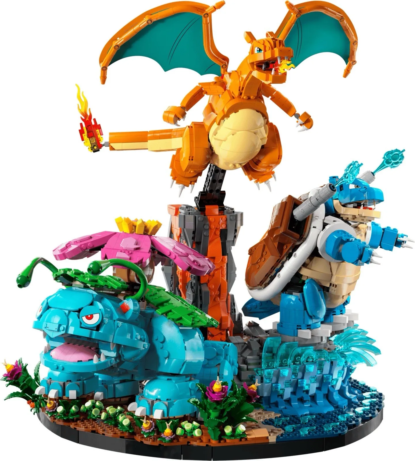 LEGO Pokemon Venusaur, Charizard and Blastoise [72153], NEW SEALED BOX 6838 pcs