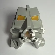 LEGO Bionicle Head Connector Block 32553 with yellow eyes