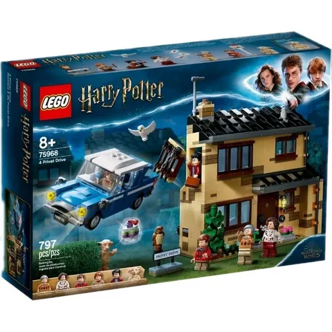 LEGO Harry Potter 4 Privet Drive (75968) 797 Pcs With 6 Minifigs Retired 