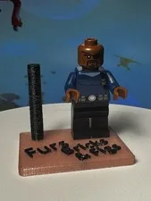 Lego Super Heroes Nick Fury Minifigure SH0056