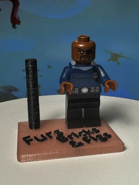 Lego Super Heroes Nick Fury Minifigure SH0056