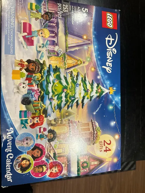 LEGO Disney Advent Calendar 2024 Set 43253 New Sealed 253 Pcs Princess Holiday