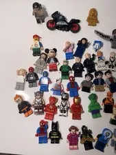 LEGO Minifigure Lot Star Wars Marvel DC Boga Lizard Venom Batman Magneto 60+ PCS