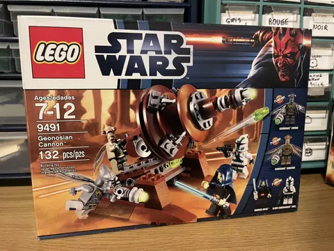 Star Wars Lego 9491 Geonosian Cannon 2012 Retired With mini figures & manual/box