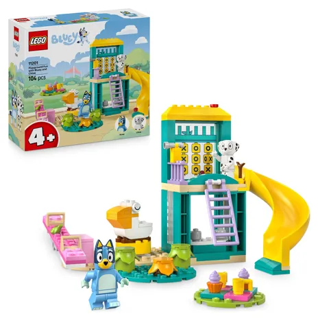 LEGO Bluey Playground Fun with Bluey and Chloe - Toy for 4+ Year Old Girls & Boy