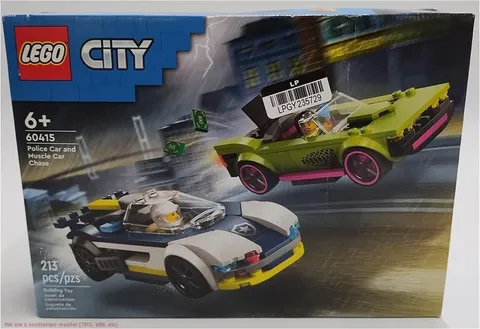 LEGO City Police Car and Muscle Car Chase Pretend Play Toy 60415 SEE DETAILS