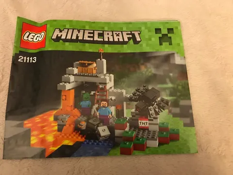 LEGO Instructions Only No Bricks Minecraft 21113