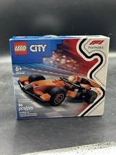 LEGO City F1 Driver with McLaren Race Car Model Racing Playset 60442 (CBMH)