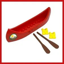 LEGO Red Boat Canoe Paddles Life Jackets 2014