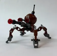 Lego Dwarf Spider Droid Minifigure Star Wars 7670 reddish brown sw0964 lot