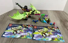 Lego Elves The Goblin King’s Evil Dragon (41183) 100% Complete w/ instructions