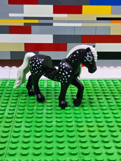 LEGO Friends Black Horse With White Spots 
