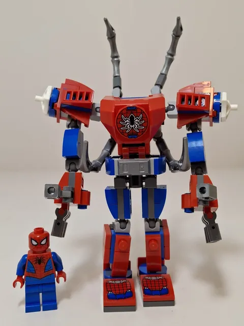 Lego Marvel Super Heros Spider Man Mech Set 76146 With Minifigure