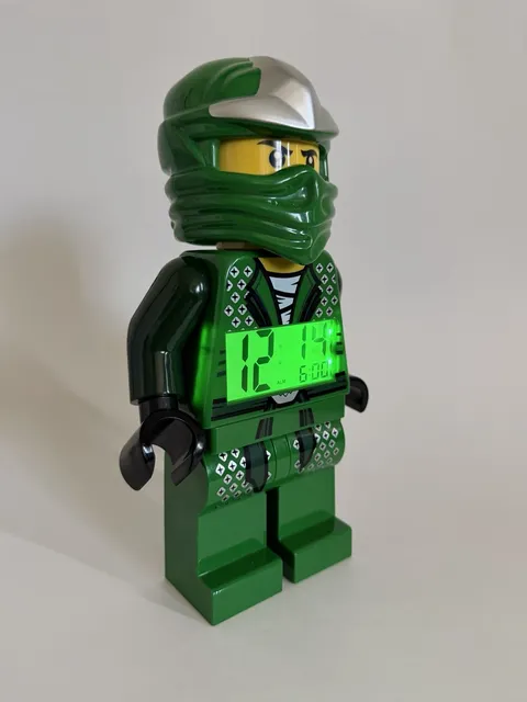 LEGO Ninjago Lloyd 2012 ZX Rise of the Snakes 9” Digital LCD Alarm Clock  